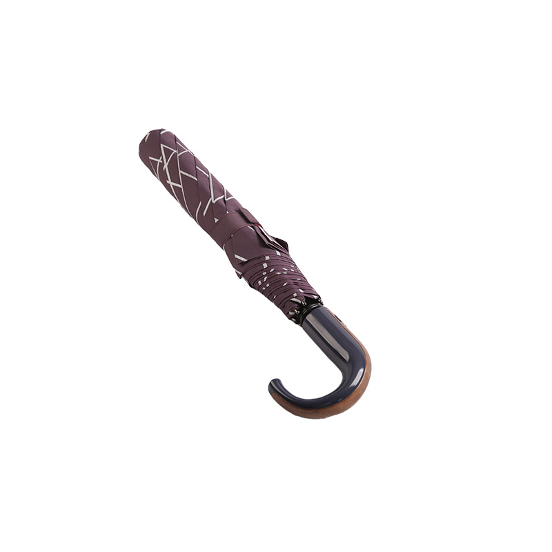 Patrúin Geoiméadracha Pongee Scáth dhá-fhillte-0E6B0412