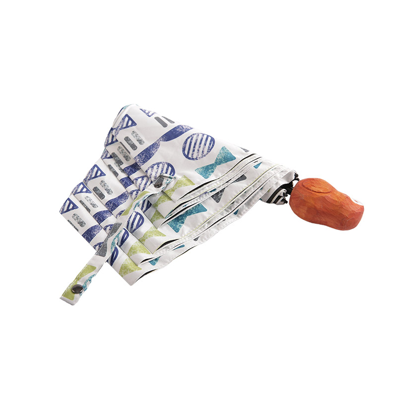 Pongee Collocation Ciorcal Bow Ceangail Le Brataithe Trí-huaire scáth-0E6B0454