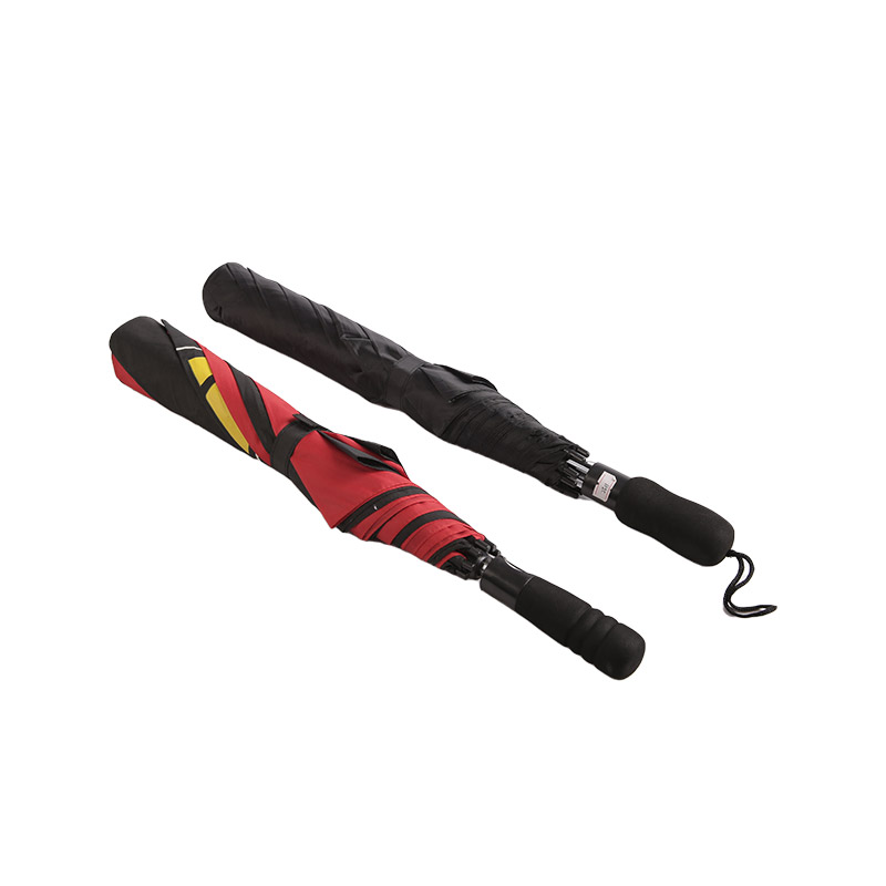 Lógó Dhá-dath Pongee Scáth fearthainne-0E6B0556